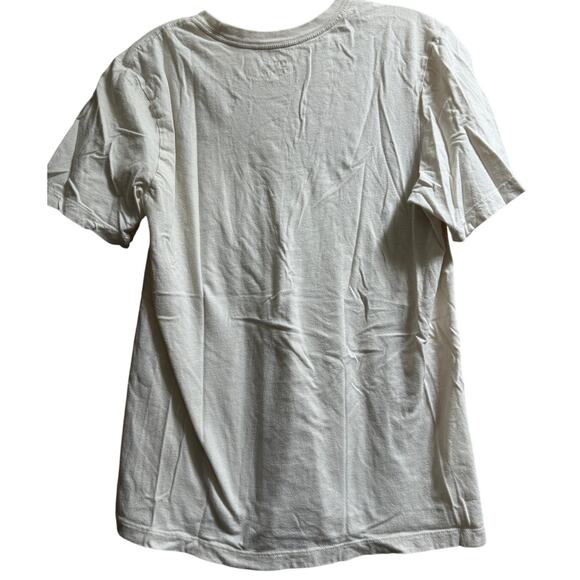 Nike Just Do It Off White Logo Casual Crew Neck Short Sleeve - Size Small - Picture 8 of 8